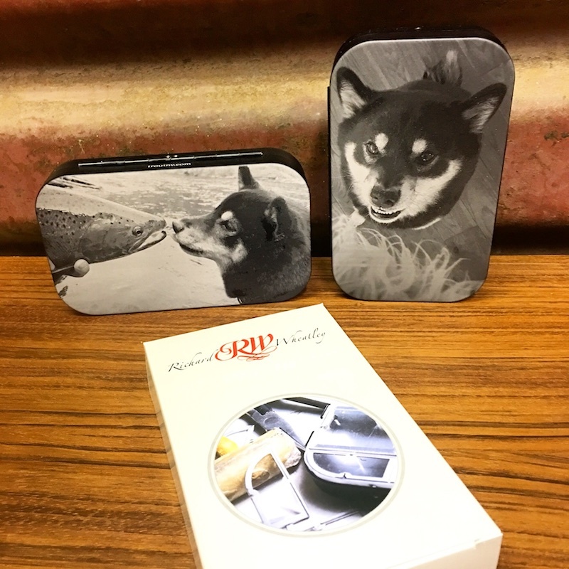 Wheatley 9601 fly box engraved with a customer photo.